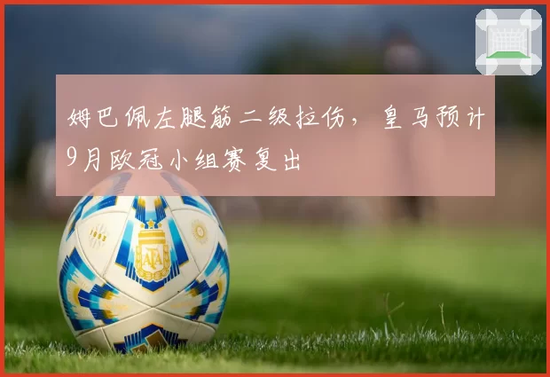 姆巴佩左腿筋二级拉伤，皇马预计9月欧冠小组赛复出